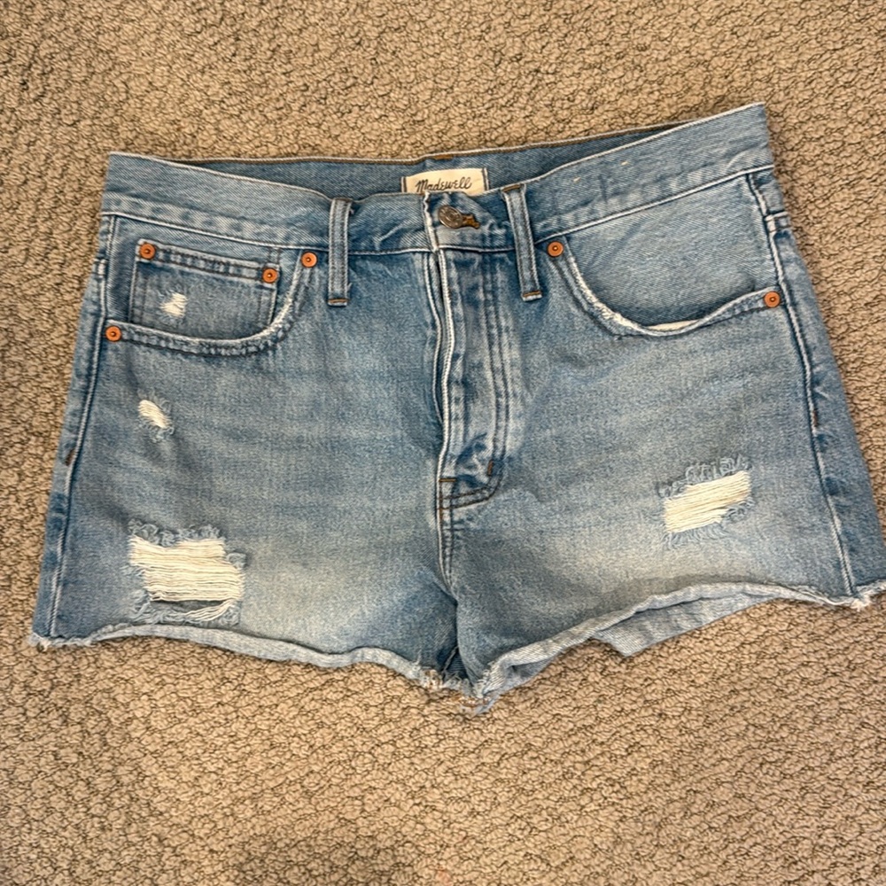 Madewell Relaxed Denim Shorts. Size 27.